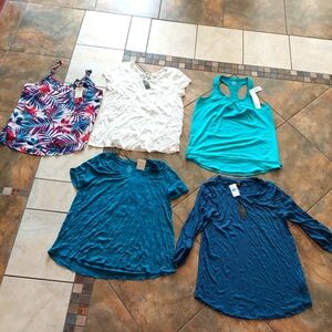 Bundle Of 5 New Women's Tops Size M